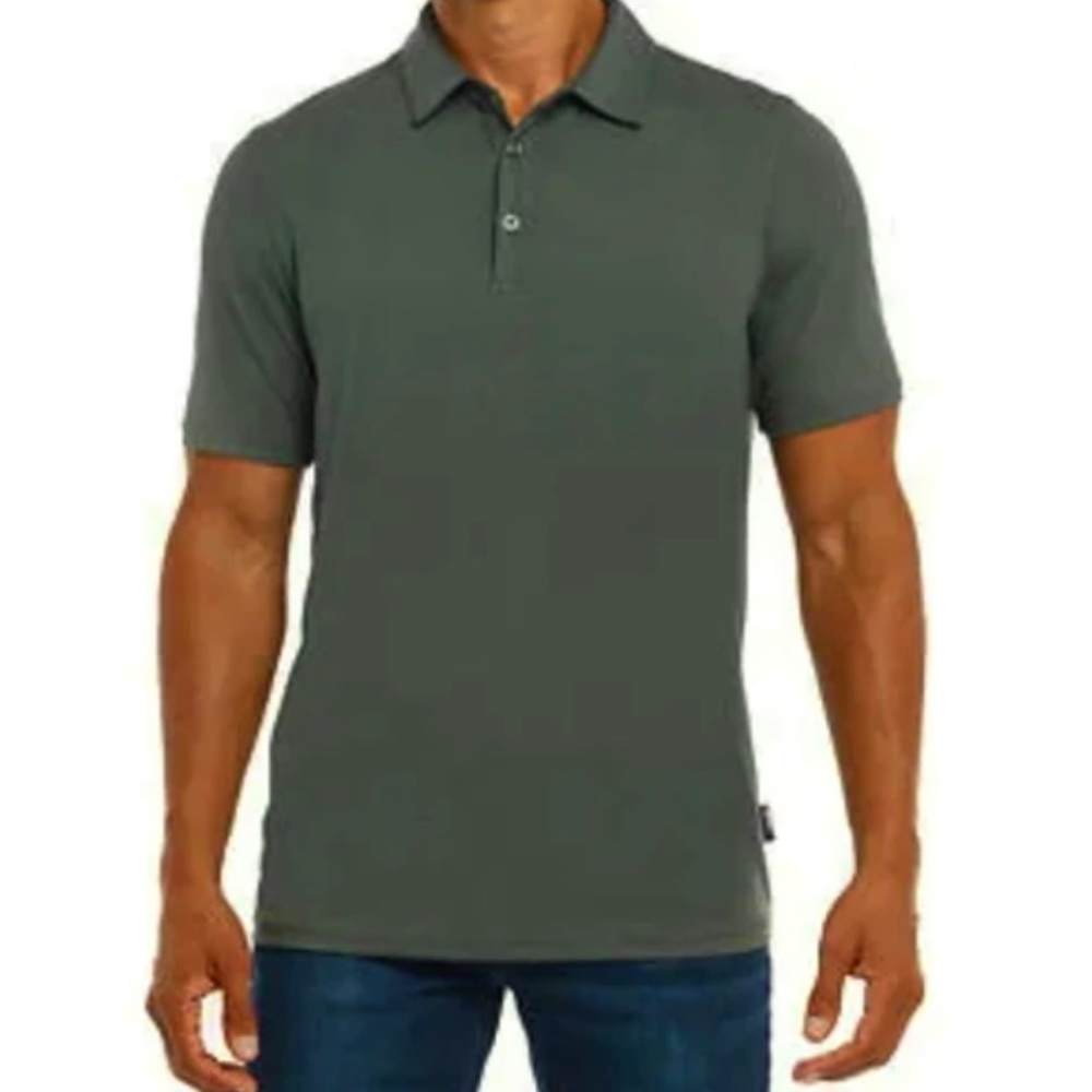 Gerry Men’s Polo Shirt UV Protection Golf Sports Shirt Green NEW